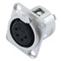 Kép 2/4 - NEUTRIK XLR mounting socket 4pin NC4FDL-1