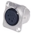 Kép 4/4 - NEUTRIK XLR mounting socket 4pin NC4FDL-1