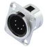 Kép 1/2 - NEUTRIK XLR mounting plug 5pin NC5MDL-1