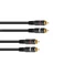 Kép 1/4 - OMNITRONIC RCA cable 2x2 0.3m