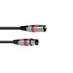 Kép 1/4 - OMNITRONIC XLR cable 3pin 0.5m bk/rd