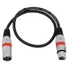 Kép 2/4 - OMNITRONIC XLR cable 3pin 0.5m bk/rd