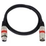 Kép 2/3 - OMNITRONIC XLR cable 3pin 1m bk/rd