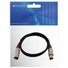 Kép 3/4 - OMNITRONIC XLR cable 3pin 1.5m bk/rd