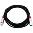 Kép 2/4 - OMNITRONIC XLR cable 3pin 3m bk/rd