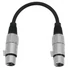 Kép 2/4 - OMNITRONIC Adaptercable XLR(F)/XLR(F) 0.2m bk