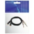 Kép 3/4 - OMNITRONIC Adaptercable 2xJack/2xRCA 1m bk