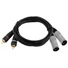 Kép 2/3 - OMNITRONIC Adaptercable 2xXLR(M)/2xRCA 3m bk