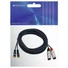 Kép 3/4 - OMNITRONIC Adaptercable 2xXLR(M)/2xRCA 6m bk