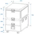 Kép 8/8 - ROADINGER Universal Roadie Case with wheels