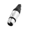 Kép 3/4 - PSSO DMX cable XLR 3pin 15m bk Neutrik