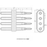 Kép 5/5 - EUROLITE LED Neon Flex 230V Slim RGB Flexible Connector