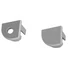 Kép 2/3 - EUROLITE End Caps for Corner Profile silver