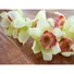 Kép 3/8 - EUROPALMS Cymbidium branch, artificial, green, 90cm
