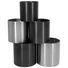 Kép 4/5 - EUROPALMS STEELECHT-35 Nova, stainless steel pot, anthracite, Ø35cm