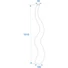 Kép 3/8 - EUROPALMS Design vase WAVE-100, white