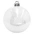 Kép 1/2 - EUROPALMS Deco Ball 10cm, white 4x