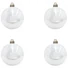Kép 2/2 - EUROPALMS Deco Ball 10cm, white 4x