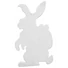 Kép 1/4 - EUROPALMS Silhouette Easter Rabbit, white, 60cm