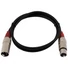 Kép 2/3 - OMNITRONIC XLR Cable 3-pin 1.5m bk/rd