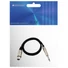 Kép 3/4 - OMNITRONIC Adapter Cable XLR(F)/Jack mono 0.9m bk