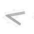 Kép 2/2 - ALUTRUSS SINGLELOCK POWER PAC-20 Corner 60°