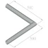 Kép 2/2 - ALUTRUSS SINGLELOCK POWER PAC-21 Corner 90°