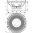 Kép 3/5 - CELTO ACOUSTIQUE 21SW1800 21" Subwoofer, Ferrite Magnet, Aluminium Basket