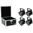 Kép 1/3 - EUROLITE Set 4x LED PAR-56 QCL Short sw + EPS Case