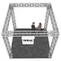 Kép 2/5 - ALUTRUSS Truss Set QUADLOCK 6082 square 4x4x3.5m (WxDxH)