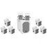 Kép 1/3 - OMNITRONIC Set BOB-10A wh + 8x BOB-4 wh