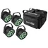Kép 1/3 - EUROLITE Set 4x LED PARty TCL Spot + Soft-Bag