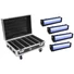Kép 1/3 - EUROLITE Set 4x AKKU Bar-6 Glow QCL + Case with charging function