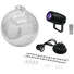 Kép 1/8 - EUROLITE Mirror Ball 30cm with motor + LED PST-5 QCL Spot bk