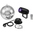 Kép 1/8 - EUROLITE Mirror Ball 20cm with motor + LED PST-5 QCL Spot bk