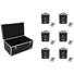 Kép 1/3 - EUROLITE Set 6x AKKU TL-3 TCL Trusslight QuickDMX + Case TDV-1
