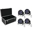 Kép 1/3 - EUROLITE Set 4x LED SLS-603 TCL UV Floor + Case TDV-1