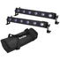 Kép 1/3 - EUROLITE Set 2x LED BAR-6 QCL RGB+UV Bar + Soft-Bag