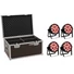 Kép 1/3 - EUROLITE Set 4x LED 7C-12 Silent Slim Spot + Case