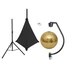 Kép 1/5 - EUROLITE Set Mirror ball 50cm gold with stand and tripod cover black