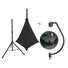 Kép 1/5 - EUROLITE Set Mirror ball 50cm black with stand and tripod cover black