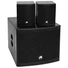 Kép 1/4 - OMNITRONIC Set MOLLY-12A Subwoofer active + 2x MOLLY-6 Top 8 ohms, black