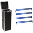 Kép 1/3 - EUROLITE Set 4x LED IP T-Bar 16 QCL Bar + Case