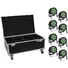 Kép 1/3 - EUROLITE Set 8x LED IP PAR 7x9W SCL Spot + Case with wheels