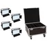 Kép 1/3 - EUROLITE Set 4x LED PLL-480 CW/WW Panel + Case