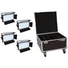 Kép 1/3 - EUROLITE Set 4x LED PLL-480 QCL Panel + Case