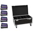 Kép 1/2 - EUROLITE Set 4x Multiflood Pro IP RGBW Wash MK2 + Case