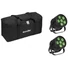 Kép 1/3 - EUROLITE Set 2x LED Silent Par 6 QCL floor bk + Soft Bag