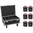 Kép 1/3 - EUROLITE Set 6x AKKU IP TL-3 QCL + Case with wheels and charging function
