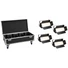 Kép 1/3 - EUROLITE Set 4x LED PLL-576 CW/WW Panel + Case with wheels